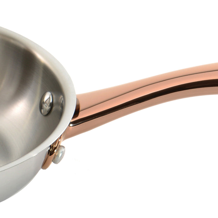 Image 3 of Shopberghoff Ouro Gold 11Pc 18/10 Stainless Steel Cookware Set, SS Lids, Rose Gold Handles