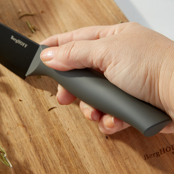 Image 4 of Ergonomic 5" Stainless Steel Chef's Knife with Sleeve