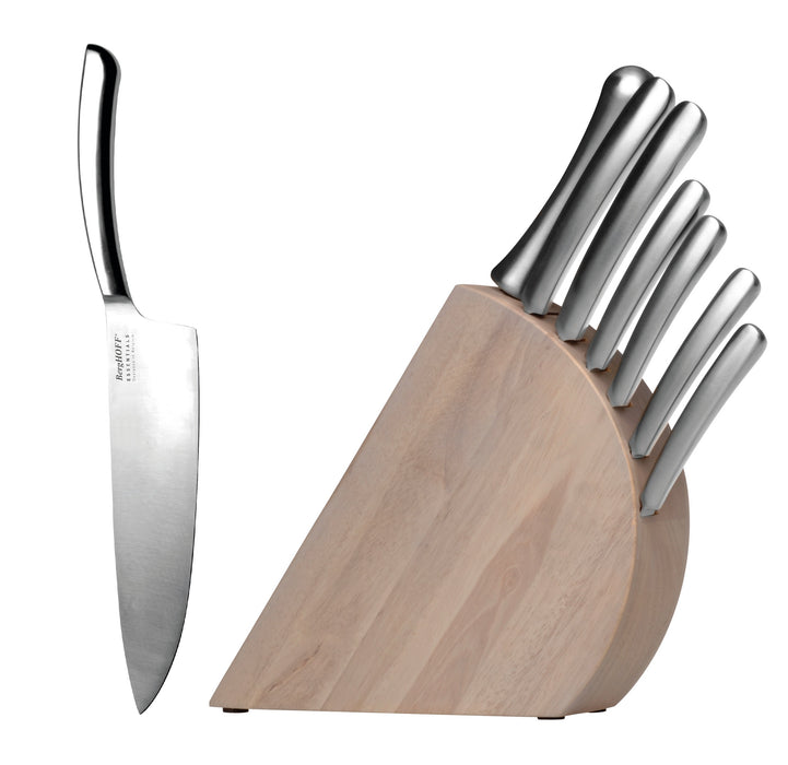 Image 1 of Shopberghoff Concavo 8 Pc Stainless Steel Knife Set with Block