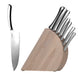 Image 1 of Shopberghoff Concavo 8 Pc Stainless Steel Knife Set with Block