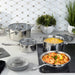 Image 2 of Shopberghoff DiNA Helix 18/10 Stainless Steel 7pc Cookware Set with Glass Lids, Recycled