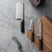 Image 6 of Shopberghoff DiNA Codon Stainless Steel Santoku Knife with Holes, 6.75"