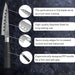 Image 6 of Shopberghoff DiNA Codon Stainless Steel Santoku Knife with Holes, 5"
