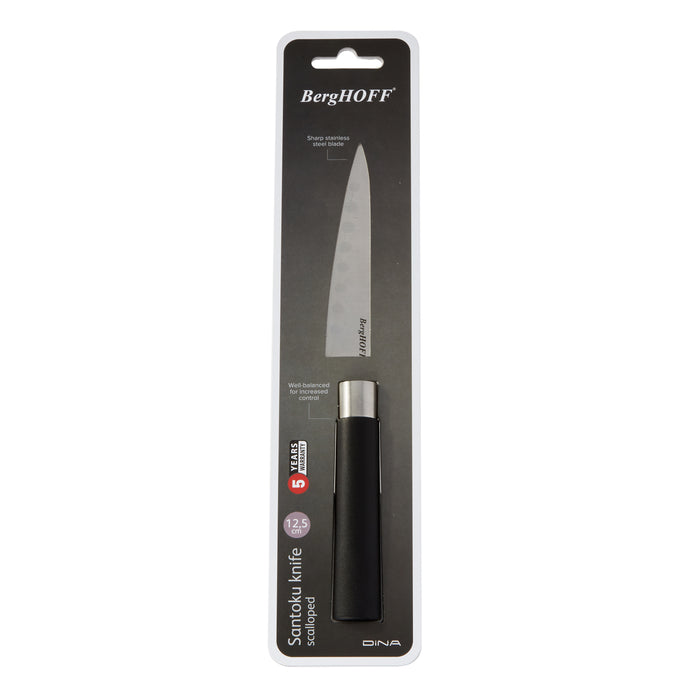 Image 8 of Shopberghoff DiNA Codon Stainless Steel Scalloped Santoku Knife, 5"