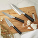 Image 2 of Shopberghoff DiNA Codon Stainless Steel Scalloped Santoku Knife, 6.75"