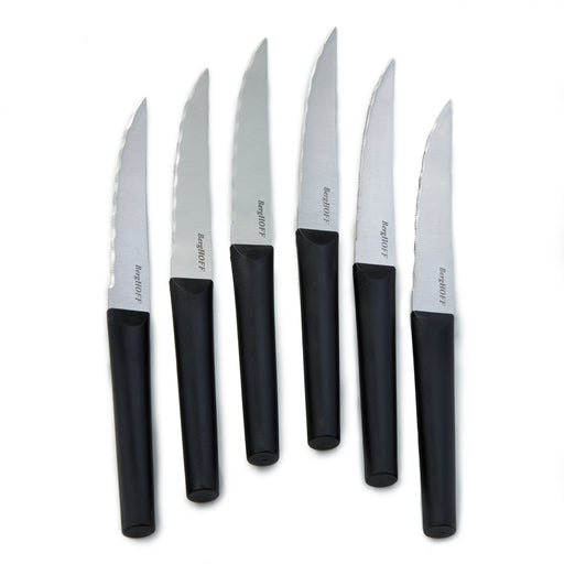 Image 1 of Shopberghoff DiNA Matrix 6Pc Stainless Steel Steak Knife Set, 4.5"