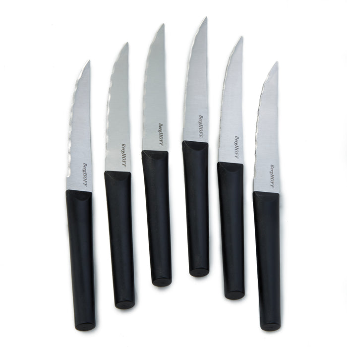 Image 1 of Shopberghoff DiNA Matrix 6Pc Stainless Steel Steak Knife Set, 4.5"