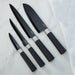 Image 5 of Shopberghoff DiNA Prime 4pc Nonstick Stainless Steel Knife Set, Black