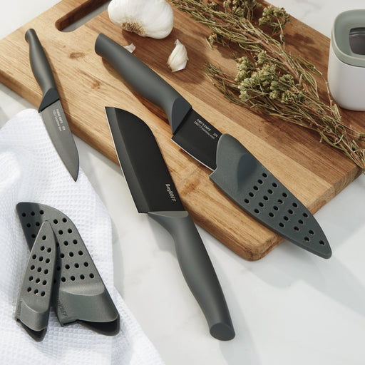 Image 2 of Shopberghoff DiNA Vector Nonstick Stainless Steel 3Pc Knife Set