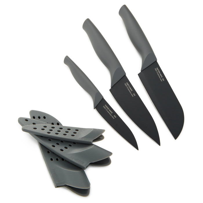 Image 5 of Shopberghoff DiNA Vector Nonstick Stainless Steel 3Pc Knife Set