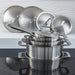 Image 7 of Meta 10Pc Recycled 18/10 Stainless Steel Cookware Set
