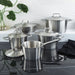 Image 8 of Meta 10Pc Recycled 18/10 Stainless Steel Cookware Set