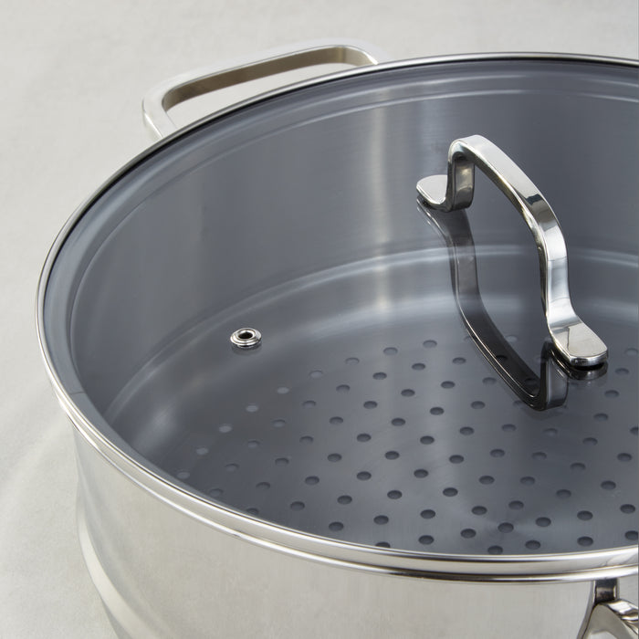 Image 4 of Shopberghoff DiNA Helix 18/10 Stainless Steel 5pc Steamer Set, Recycled