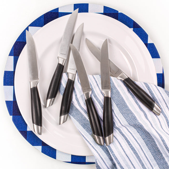 Image 6 of Shopberghoff Geminis 12" Stainless Steel Steak Knife, Set of 6