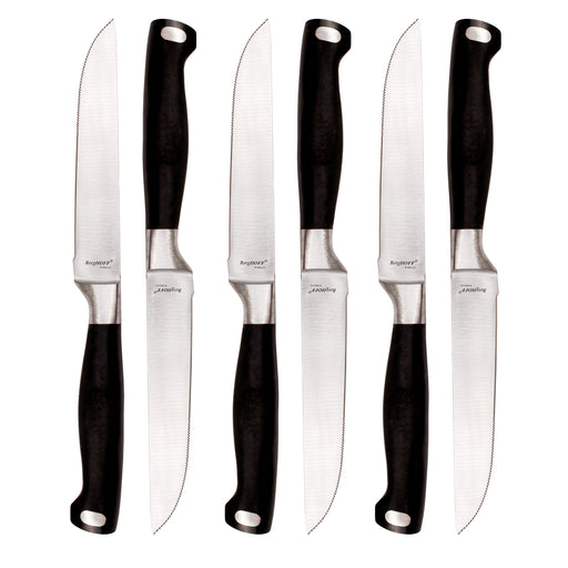 Image 1 of Shopberghoff Bistro 6" Stainless Steel Steak Knife, Set of 6