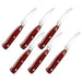 Image 7 of Shopberghoff Pakka Stainless Steel 6Pc Steak Knife Set 4.75", Pakka Wood