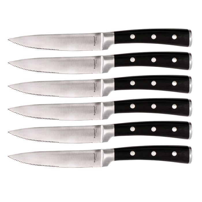 Image 1 of Shopberghoff Classico 12" Stainless Steel Steak Knife, Set of 6