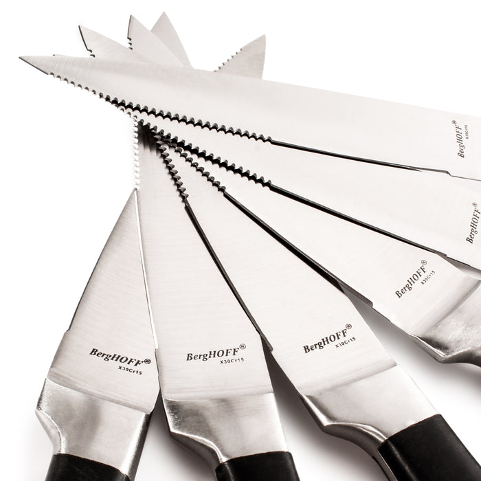Image 2 of Shopberghoff Classico 12" Stainless Steel Steak Knife, Set of 6