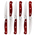 Image 5 of Pakka Wood 7pc Stainless Steel Steak Knife Set with Wood Case