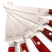 Image 7 of Pakka Wood 7pc Stainless Steel Steak Knife Set with Wood Case
