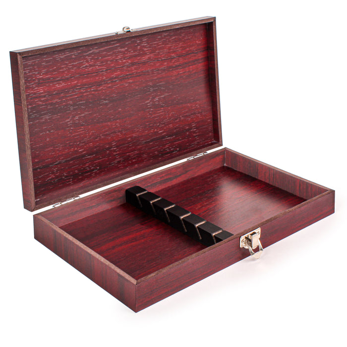 Image 5 of Essentials Classico 7pc Stainless Steel Steak Knife Set With Wood Case, 5"