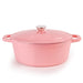 Image 1 of Shopberghoff Neo Cast Iron 5qt. Oval Dutch Oven 11.5" with Lid, Pink