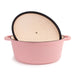 Image 2 of Shopberghoff Neo Cast Iron 8qt. Oval Dutch Oven 13" with Lid, Pink