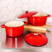 Image 5 of Shopberghoff Neo Cast Iron 5qt. Oval Dutch Oven 11.5" with Lid, Red