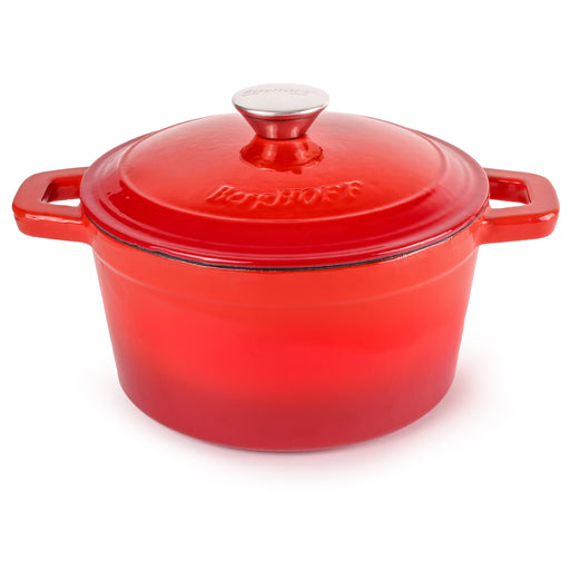 Image 1 of Shopberghoff Neo Cast Iron 3qt. Round Dutch Oven 8" with Lid, Red