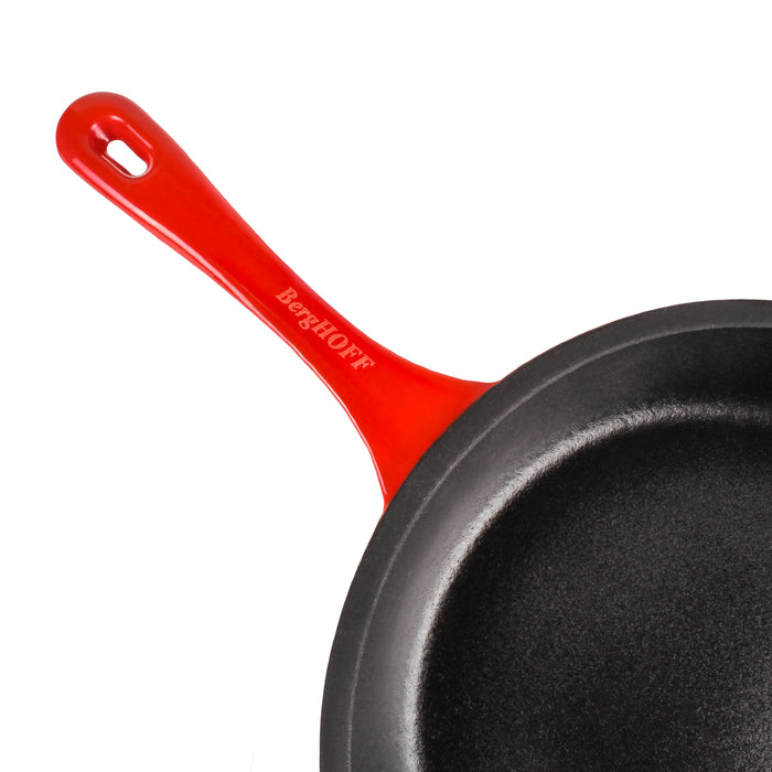 Image 2 of Shopberghoff Neo 10" Cast Iron Fry Pan, Red