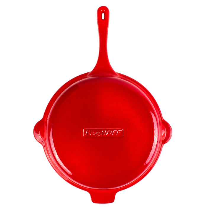 Image 4 of Shopberghoff Neo 10" Cast Iron Fry Pan, Red