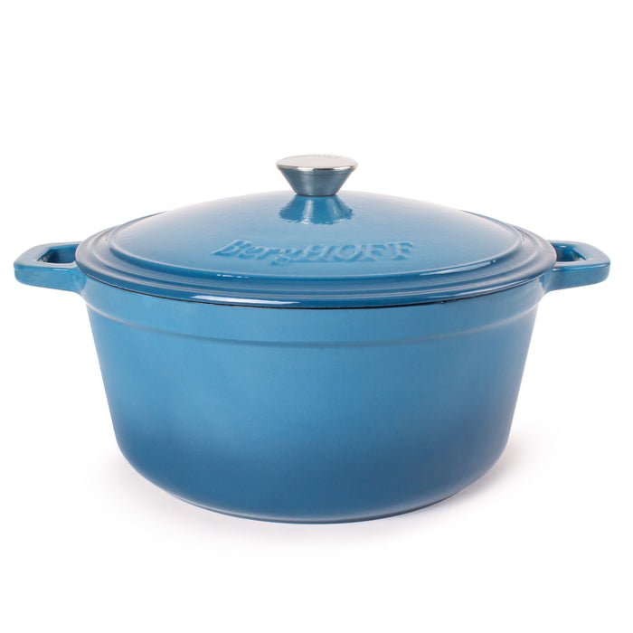 Image 1 of Shopberghoff Neo Cast Iron 7qt. Round Dutch Oven 11" with Lid, Blue