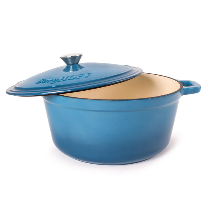 Image 2 of Shopberghoff Neo Cast Iron 7qt. Round Dutch Oven 11" with Lid, Blue