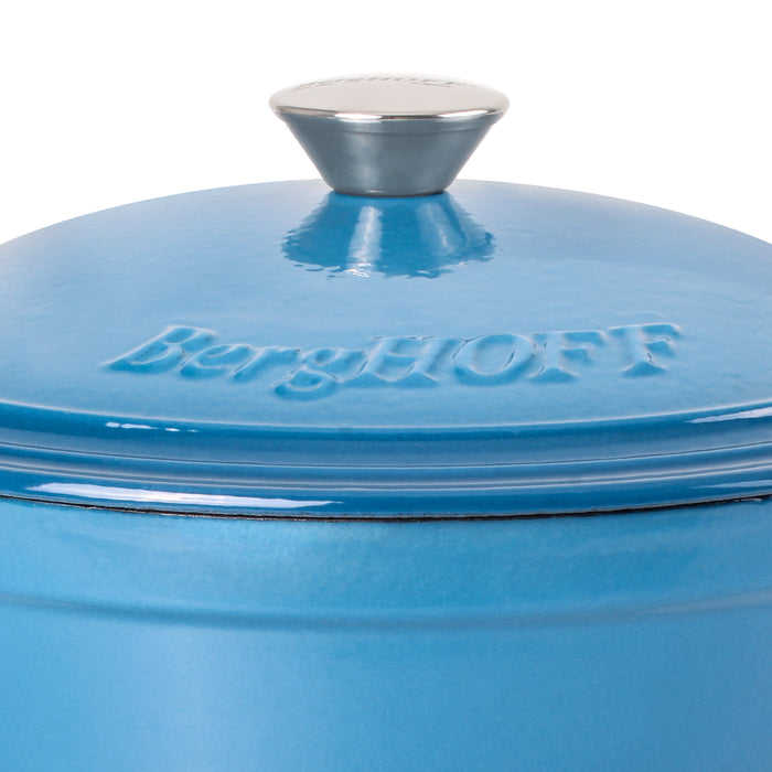Image 4 of Shopberghoff Neo Cast Iron 7qt. Round Dutch Oven 11" with Lid, Blue
