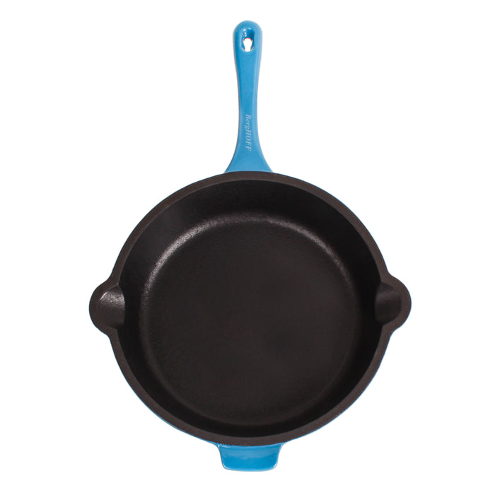 Image 6 of Shopberghoff Neo 10" Cast Iron Fry Pan, Blue