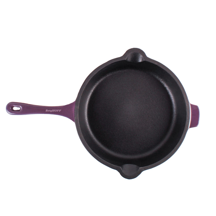 Image 2 of Shopberghoff Neo 10" Cast Iron Fry Pan, Purple