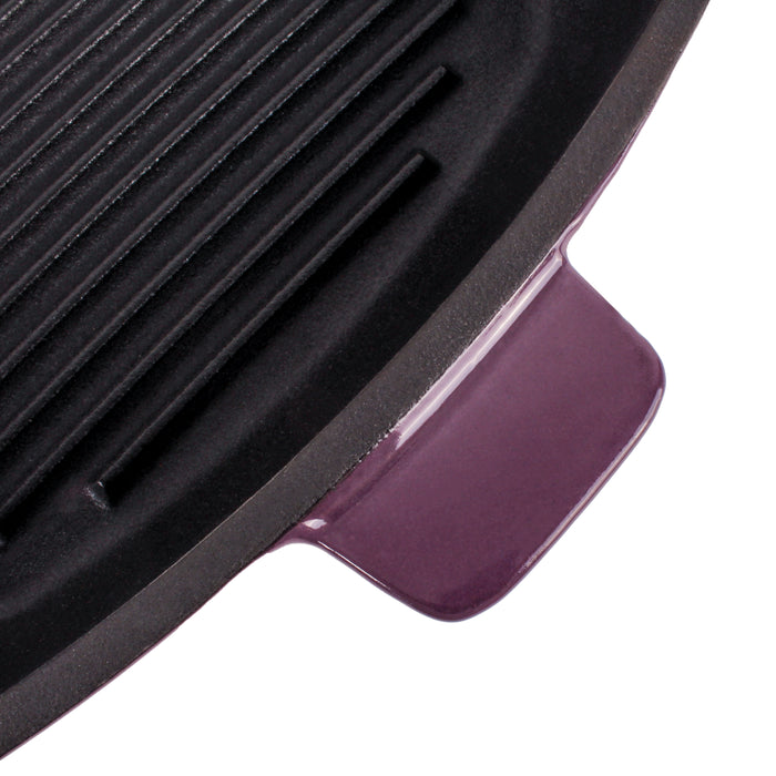 Image 3 of Shopberghoff Neo 11" Cast Iron Square Grill Pan, Purple