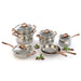 Image 1 of Shopberghoff Ouro Gold 11Pc 18/10 Stainless Steel Cookware Set with Glass Lids