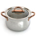 Image 8 of Shopberghoff Ouro Gold 11Pc 18/10 Stainless Steel Cookware Set with Glass Lids