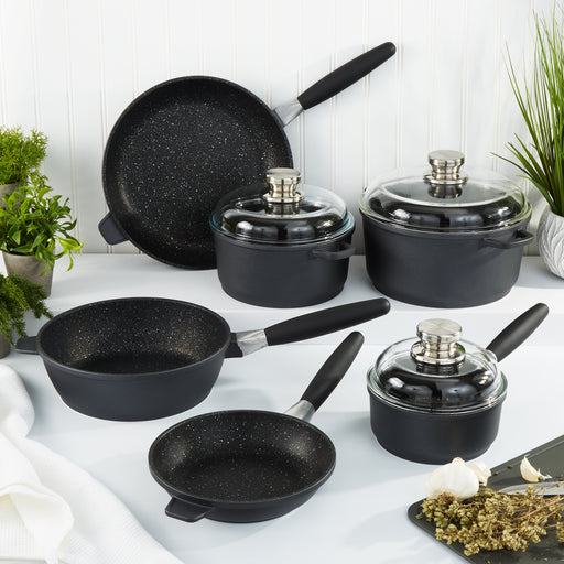 Image 01 of EuroCAST 9Pc Non-stick Chef's Cookware Set