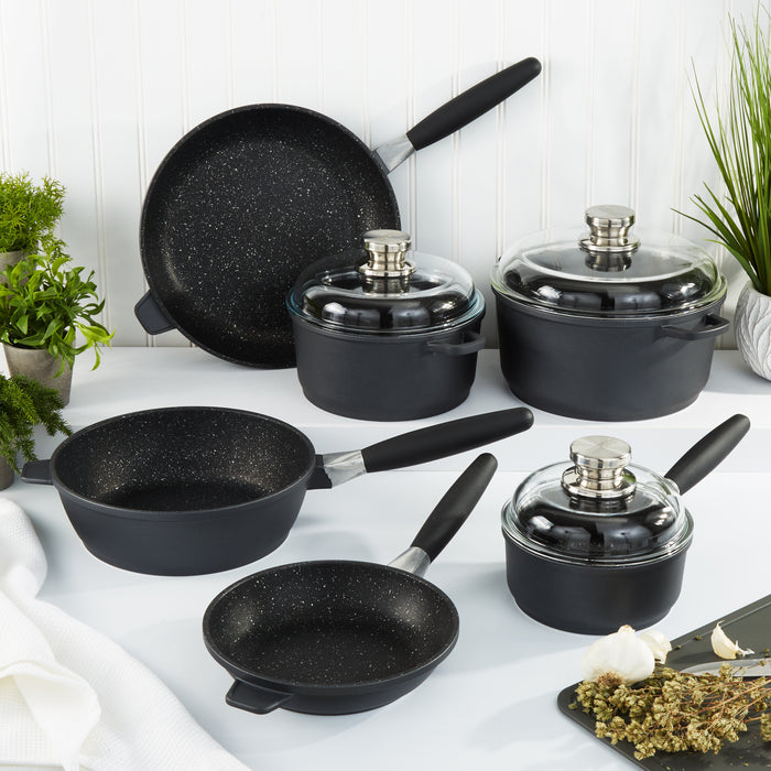 Image 01 of EuroCAST 9Pc Non-stick Chef's Cookware Set