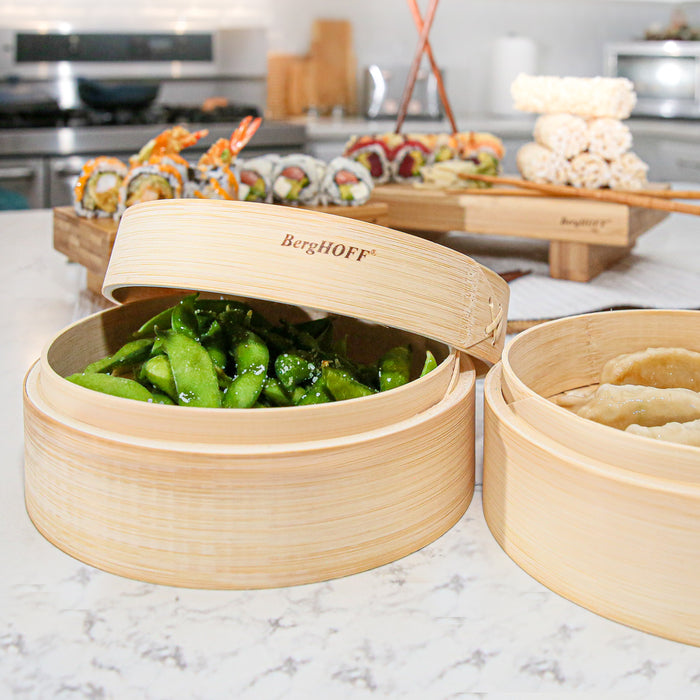 Image 8 of Shopberghoff Bamboo 11Pc Steamer Set, Steamer and Chopsticks