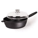 Image 2 of EuroCAST Cast Aluminum Non-stick 11" Saute Pan, Glass Lid