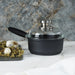 Image 1 of EuroCAST Cast Aluminum Nonstick 7" Sauce Pan 1.5qt., Glass Lid