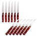 Image 2 of Pakka Wood 14pc Stainless Steel Steak Knife Set with Wood Cases