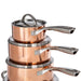 Image 11 of Shopberghoff Vintage 10pc Tri-Ply Copper Cookware Set with Lids, Polished