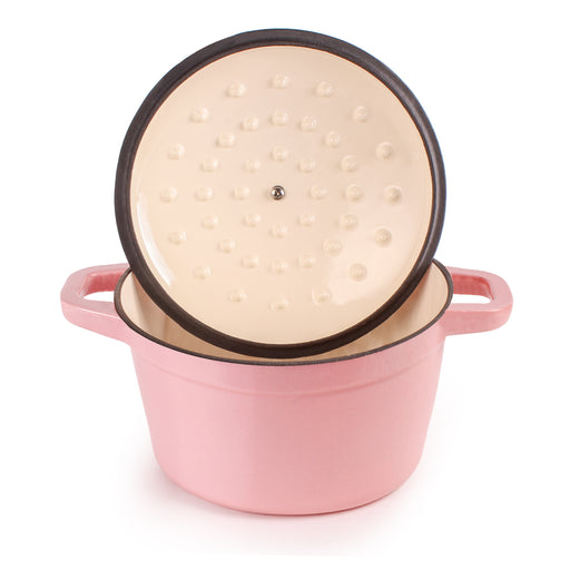 Image 2 of Shopberghoff Neo Cast Iron 3qt. Round Dutch Oven 8" with Lid, Pink