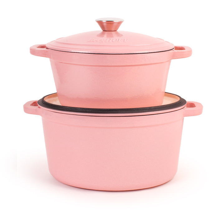 Image 5 of Shopberghoff Neo Cast Iron 7qt. Round Dutch Oven 11" with Lid, Pink