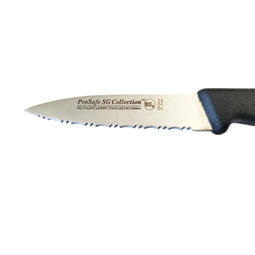 Image 2 of Shopberghoff Soft Grip 3.25" High Chromium Non-Stain Carbon Steel Tapered Paring Knife