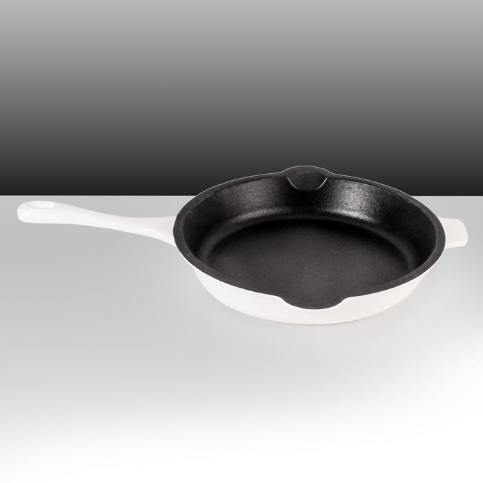 Image 2 of Shopberghoff Neo 10" Cast Iron Fry Pan, White